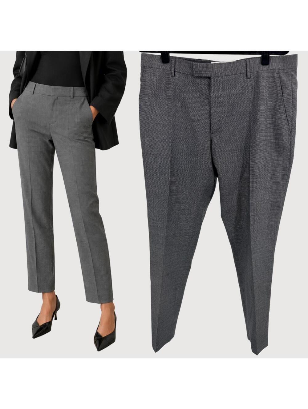 IRO Manson SS20 Wool Micro Check Trouser 52/ US 20
